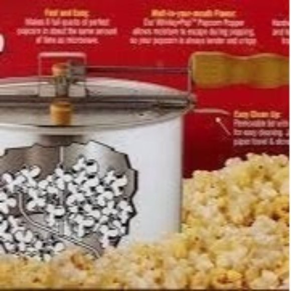 NEW Whirley Pop Stove Top Popcorn Popper - Picture 2 of 5